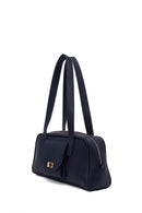 Woman Navy Blue Classic Shoulder Bag | Derimod