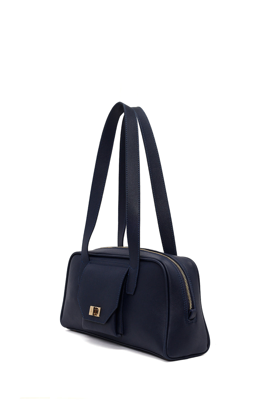 Woman Navy Blue Classic Shoulder Bag