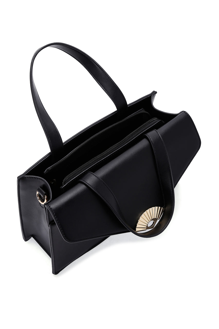 Women's Black Long Strap Shoulder Bag