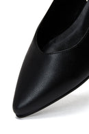 Women's Black Open Back Ballerinas | Derimod