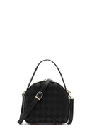 Women's Black Long Strap Printed Mini Handbag | Derimod