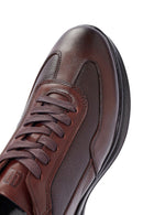 Men's Brown Leather Casual Sneaker | Derimod