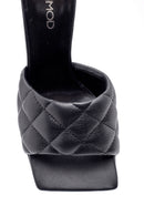 Women's Leather Heeled Slippers | Derimod