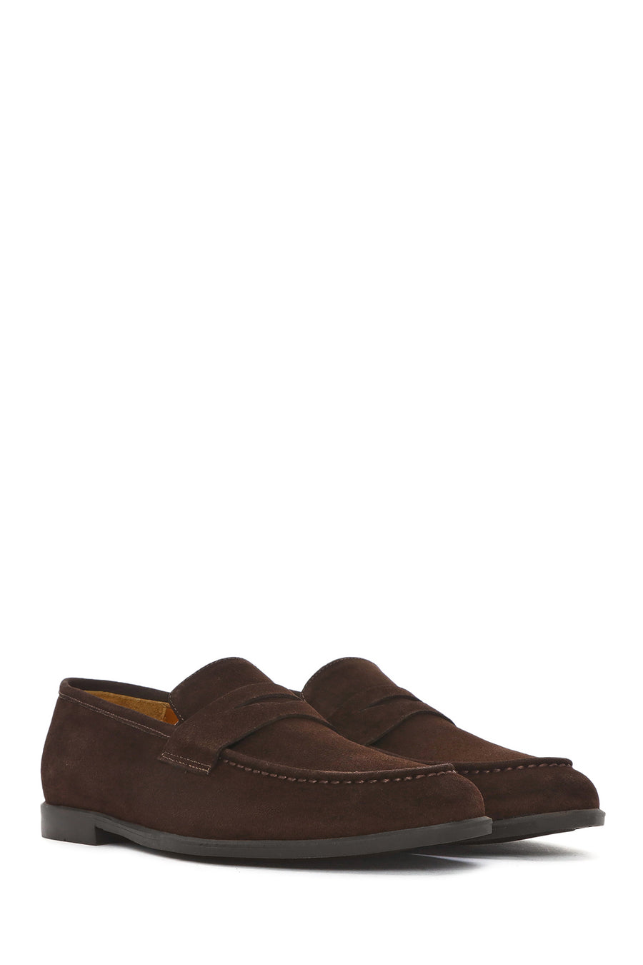 Men's Brown Suede Leather Loafer