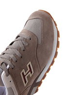 Hammer Jack Men's Brown Suede Leather Chile M Sneaker | Derimod