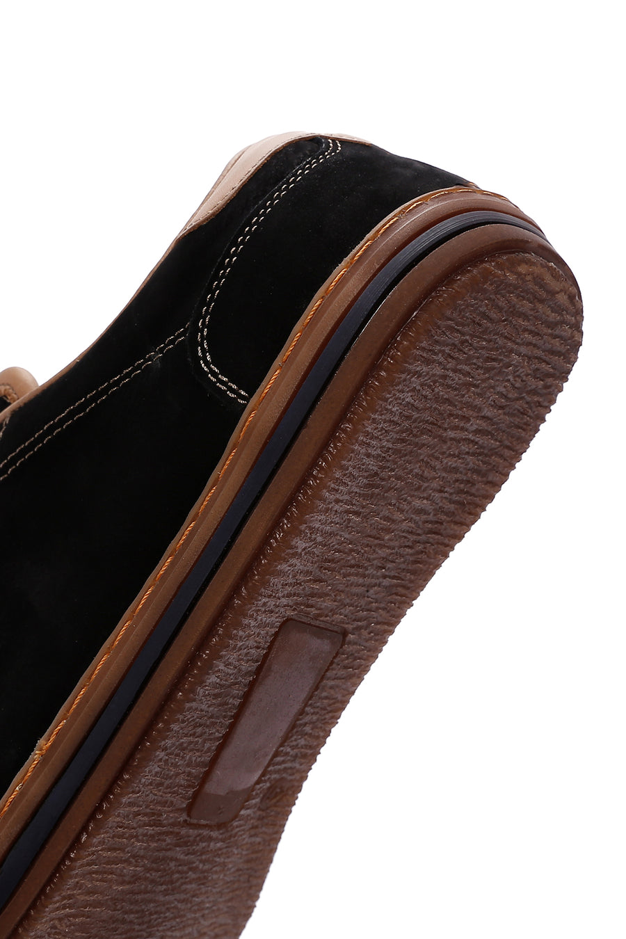 Men's Black Nubuck Leather Sneaker