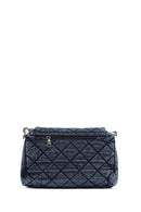 Women's Blue Fabric Shoulder Bag | Derimod