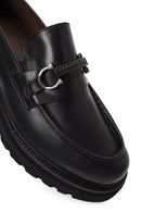 Erkek Siyah Deri Casual Loafer | Derimod