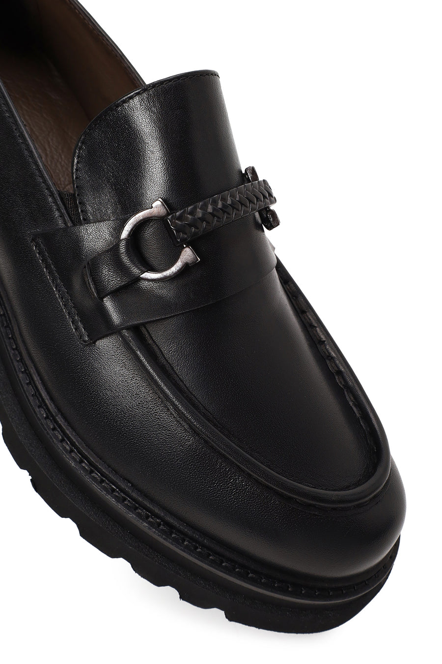 Erkek Siyah Deri Casual Loafer