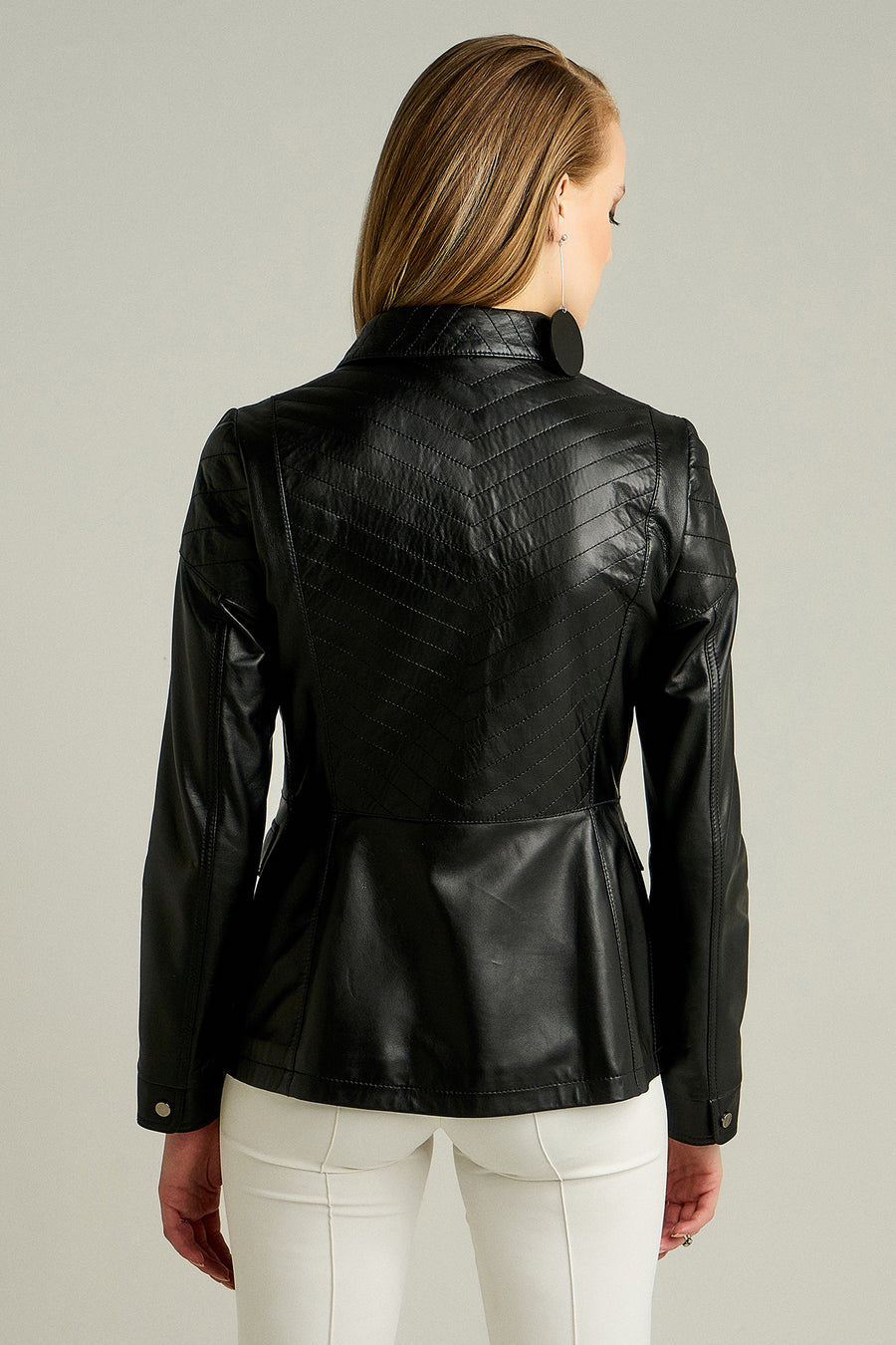 Melrose Women's Leather Jacket 18WGD5496U4 | Derimod
