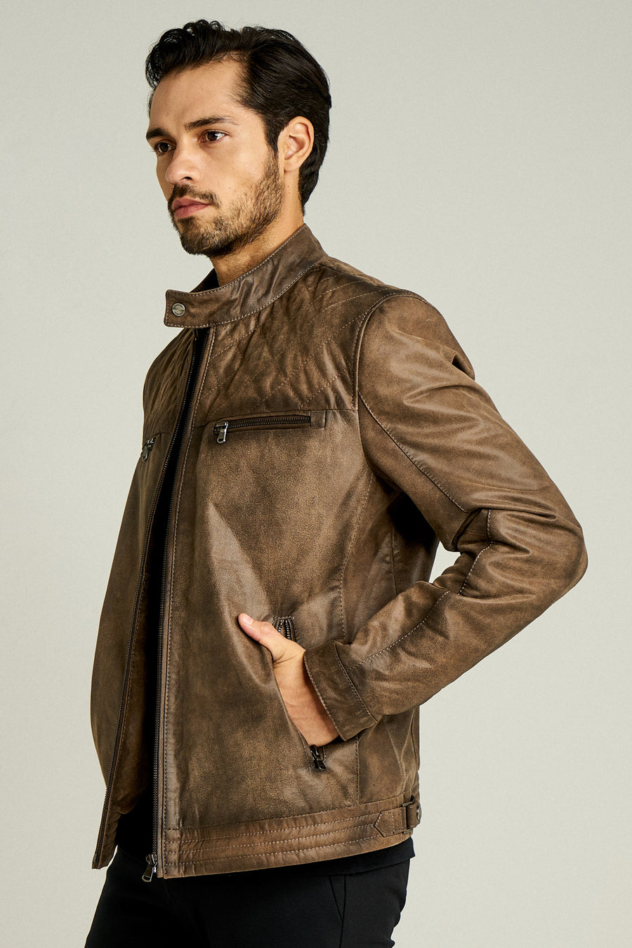 Adrian Men's Leather Jacket