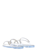 Women's Transparent Jelly Stone Slippers | Derimod