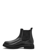 Men's Black Leather Boots | Derimod