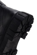 Men's Black Zippered Leather Casual Boots | Derimod