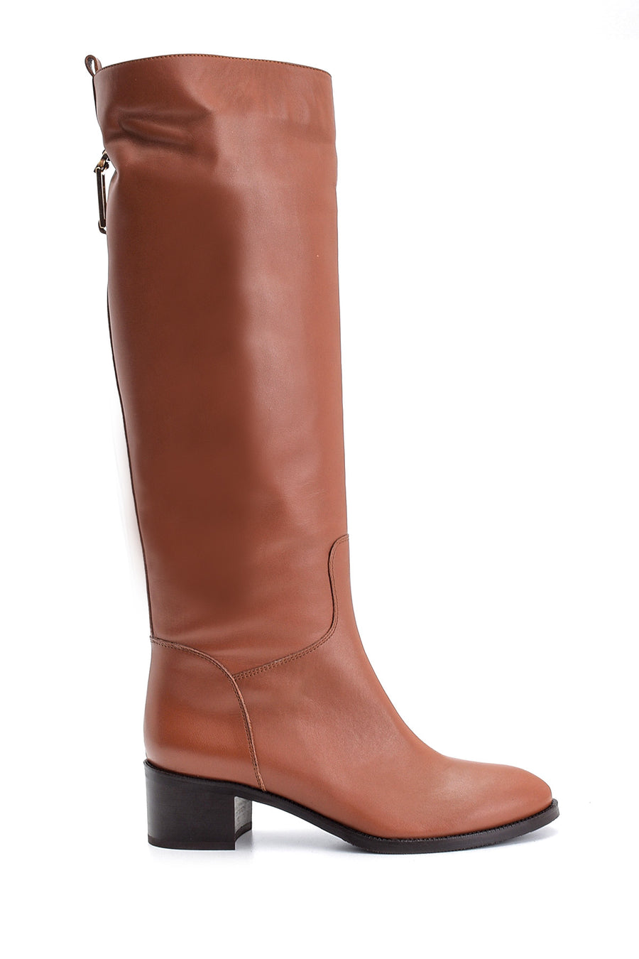 Women's Heeled Leather Boots 19WFD164518 | Derimod