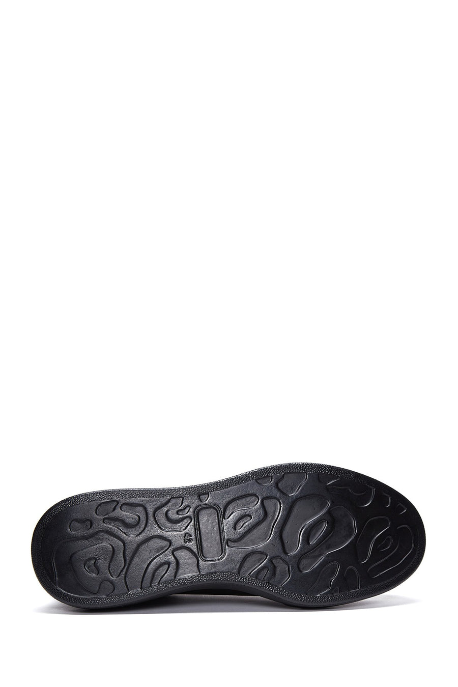 Men's Black Thick Soled Sneaker