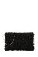 Women's Black Long Chain Strap Clutch Bag | Derimod