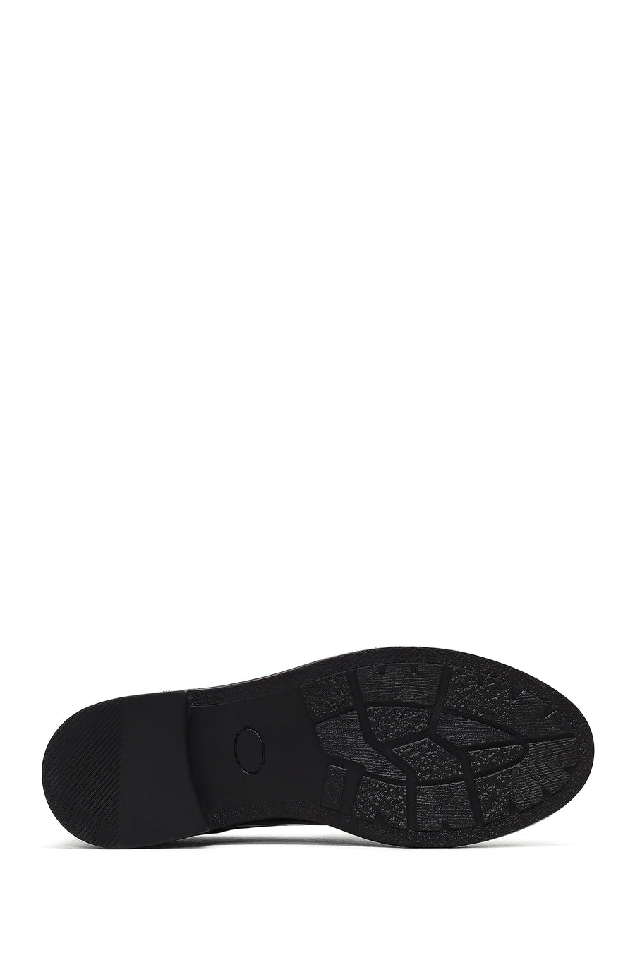 Woman Black Lace-up Leather Masculine Shoes