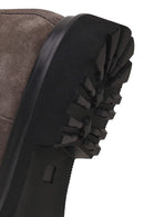 Derimod Black Male Gray Suede Chelsea Boots | Derimod