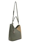 Women's Green Short and Long Strap Shoulder Bag | Derimod