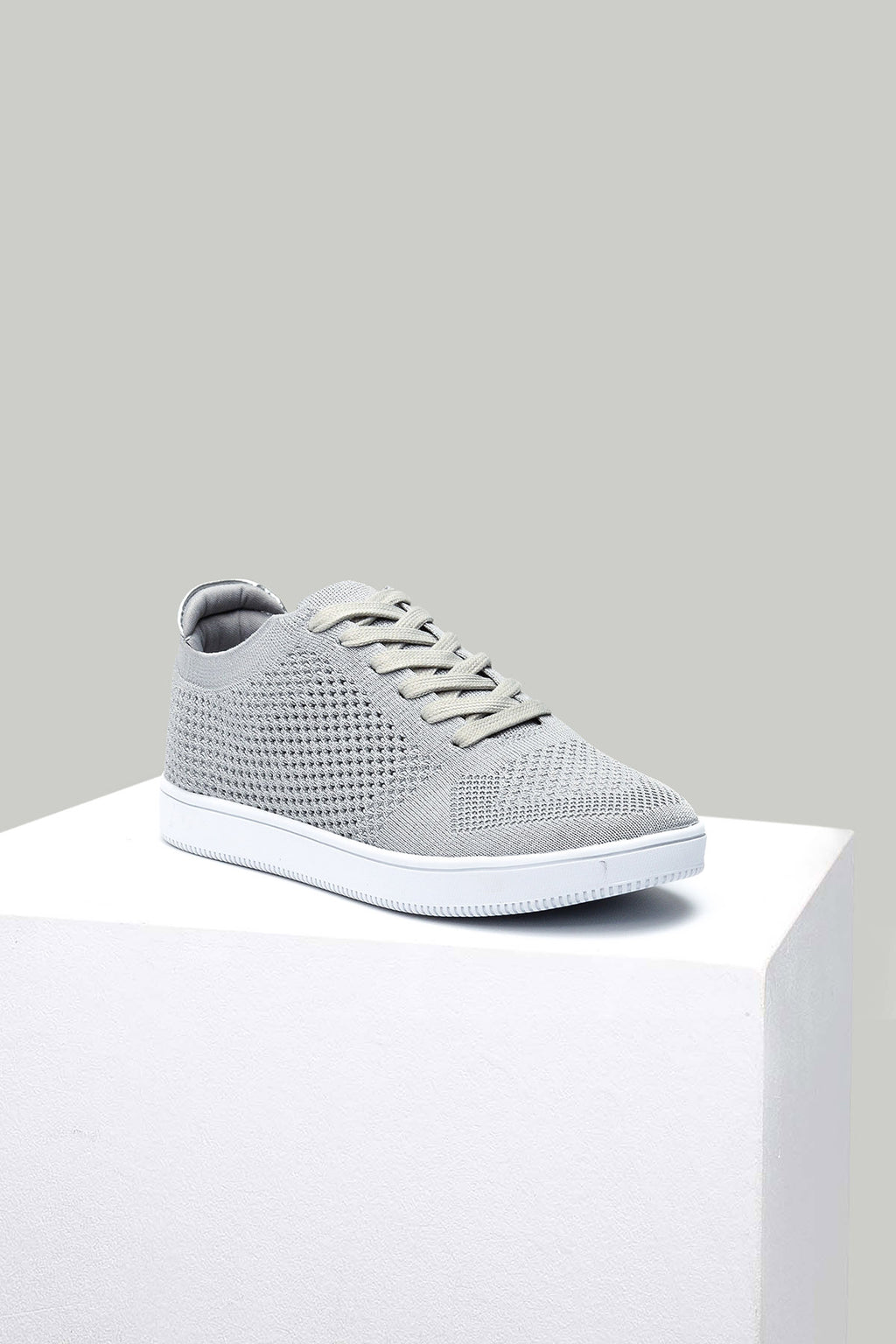 Gümüş Kumaş Kadın Sneaker