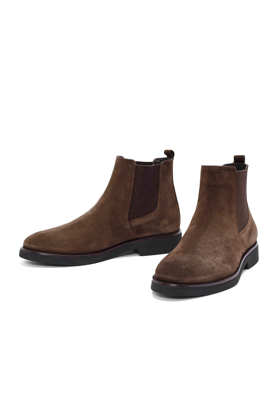 
Men's Brown Suede Leather Chelsea Boot
