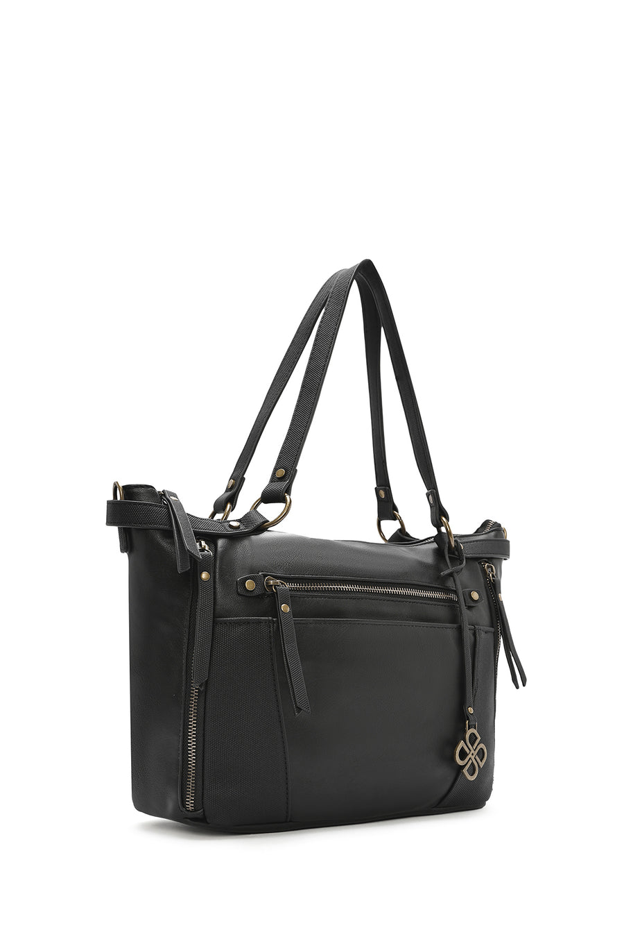 Women's Black Long Strap Shoulder Bag