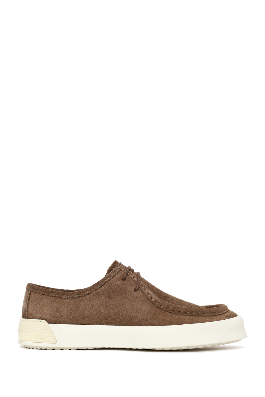 Male Beige Lace-Up Thick-Soled Suede Leather Casual Shoes 26SFD654110 | Derimod
