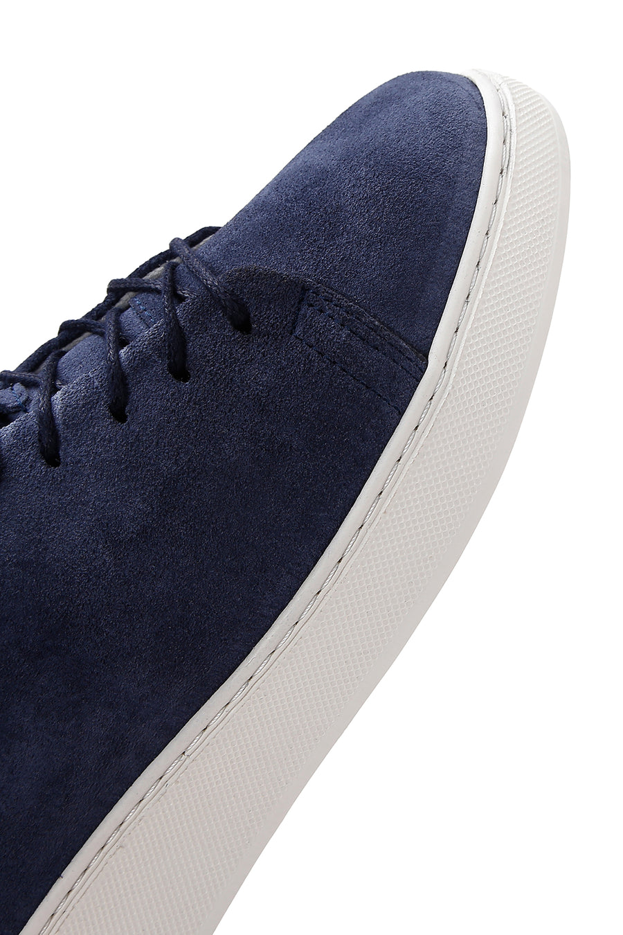 Erkek Mavi Süet Deri Sneaker