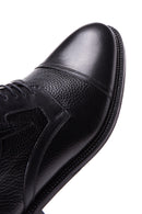 Men's Black Laced Leather Classic Shoes | Derimod