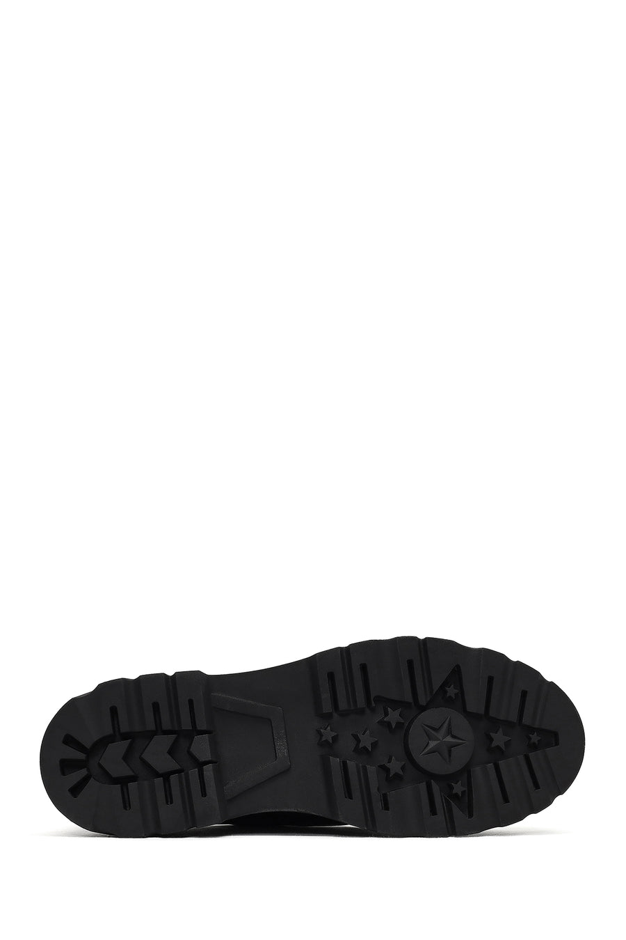Woman Black Lace-up Leather Masculine Shoes