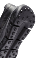 Men's Black Leather Strap Sneakers | Derimod