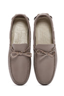 Men's Mink Leather Comfort Loafer | Derimod