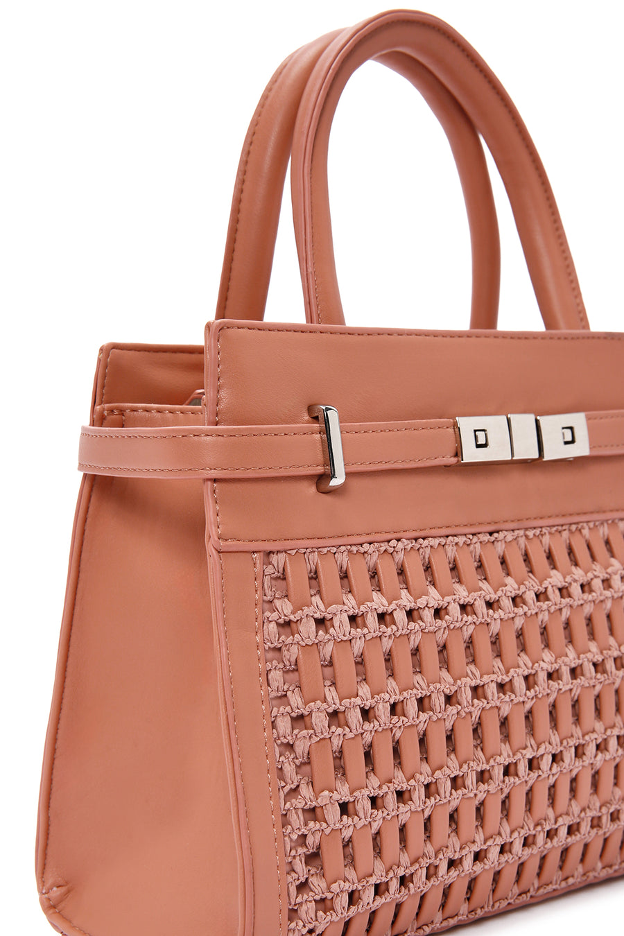 Women's Pink Long Strap Shoulder Bag