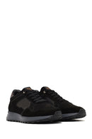 Men's Black Lace-Up Leather Sneaker | Derimod