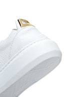 Kadın Beyaz Bağcıklı Deri Sneaker | Derimod