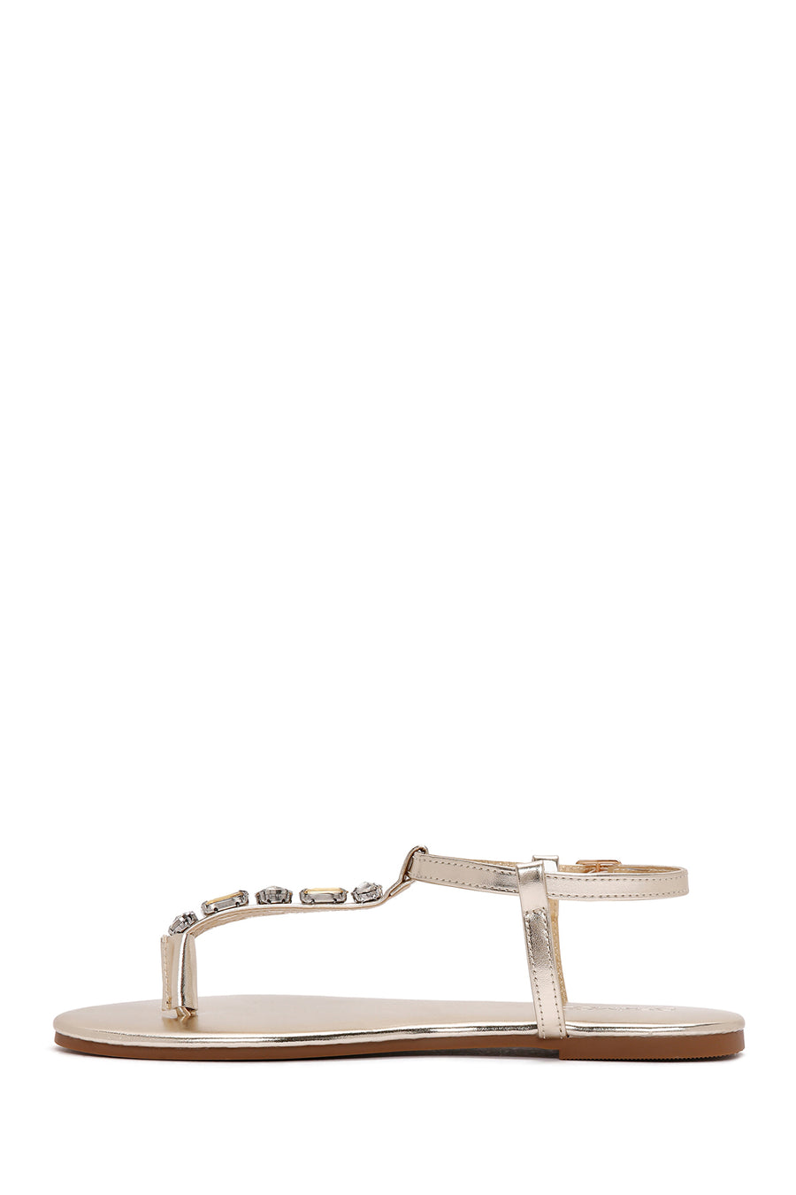 Women's Gold Stone Flip-Flop Sandals