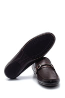 Men's Leather Printed Loafer | Derimod