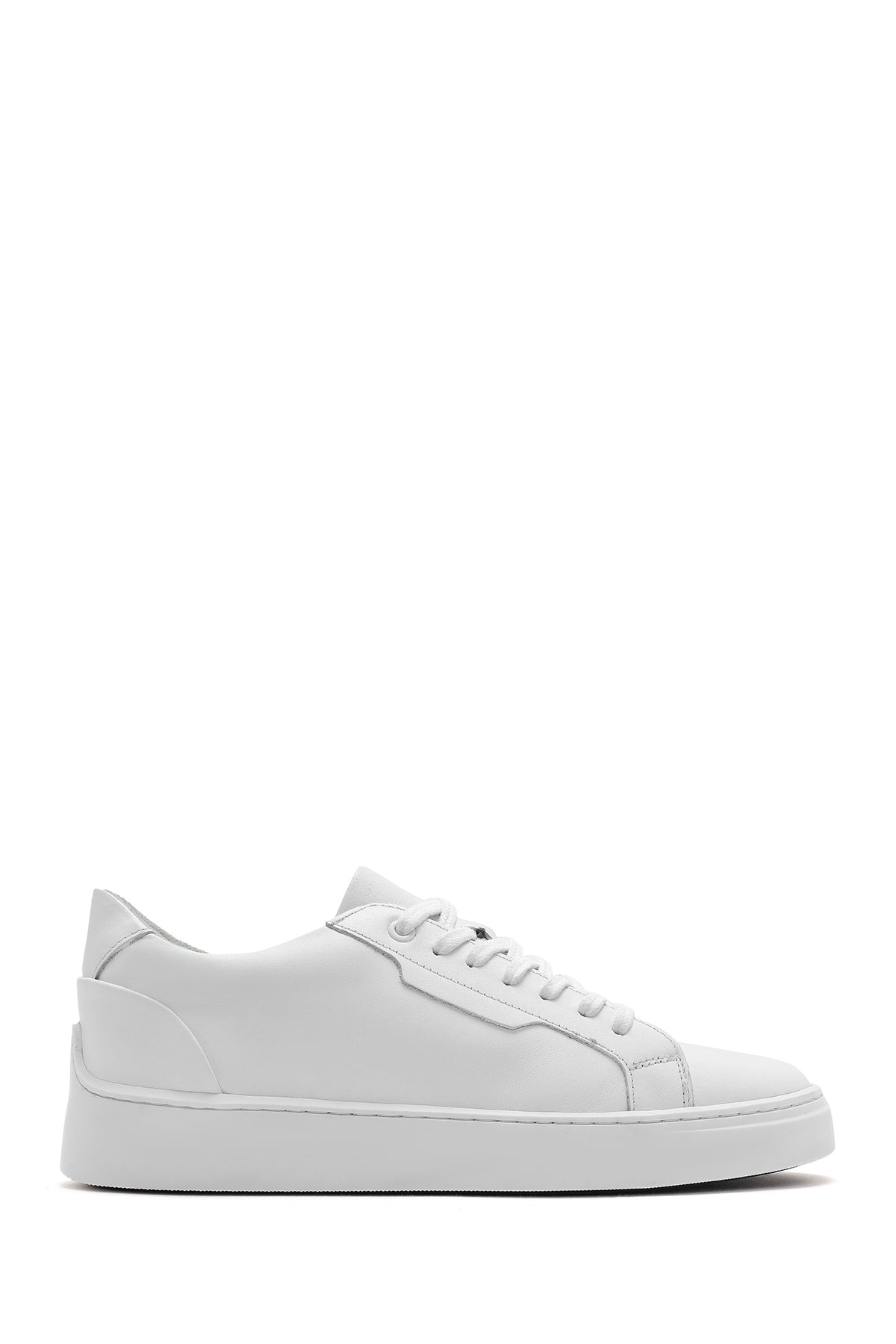 Erkek Beyaz Bağcıklı Deri Sneaker 26SFD660018 | Derimod