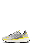 Derimod Studio Men's Gray Lace-Up Thick-Soled Sneaker | Derimod