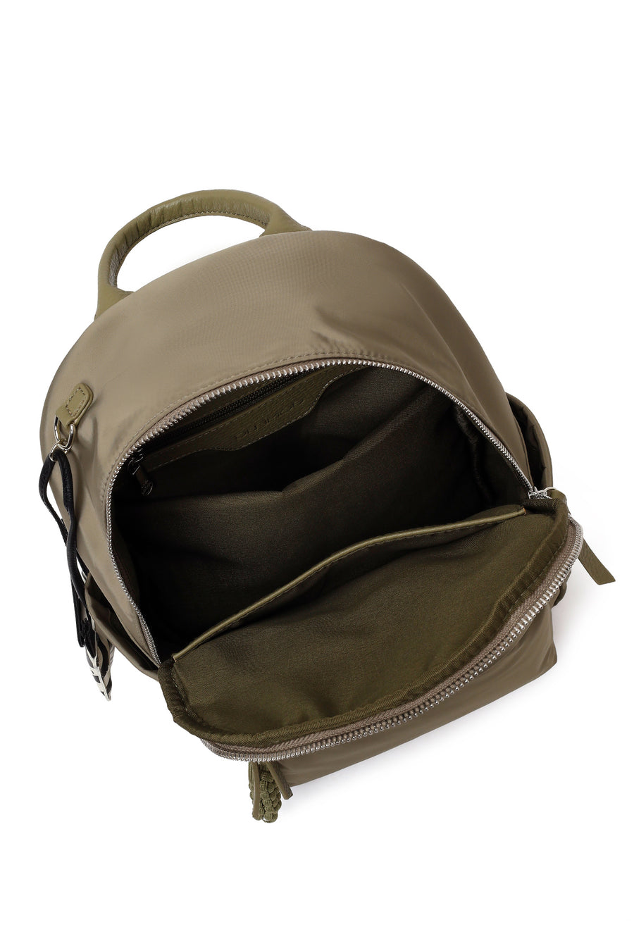 Women's Khaki Fabric Backpack