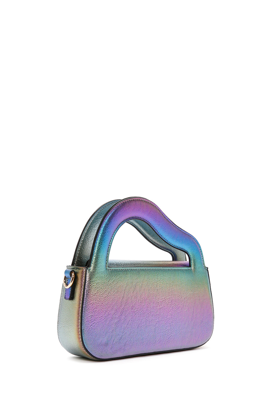 Women's Multicolored Long Strap Metallic Crossbody Bag