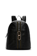 Women's Black Backpack | Derimod