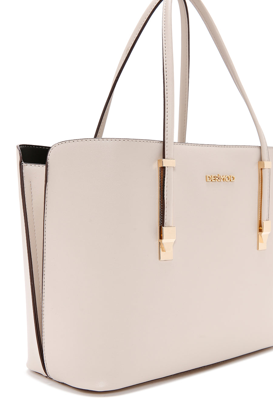 Women's Cream Long Strap Classic Shoulder Bag