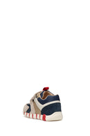 Geox Baby Boy Beige Iupidoo Strappy Leather Sneakers | Derimod