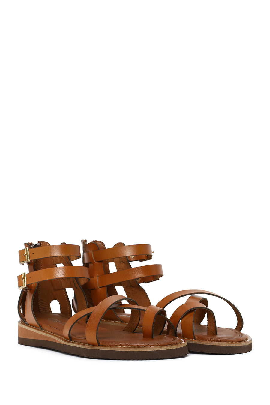 Woman Taba Leather Bodrum Sandal