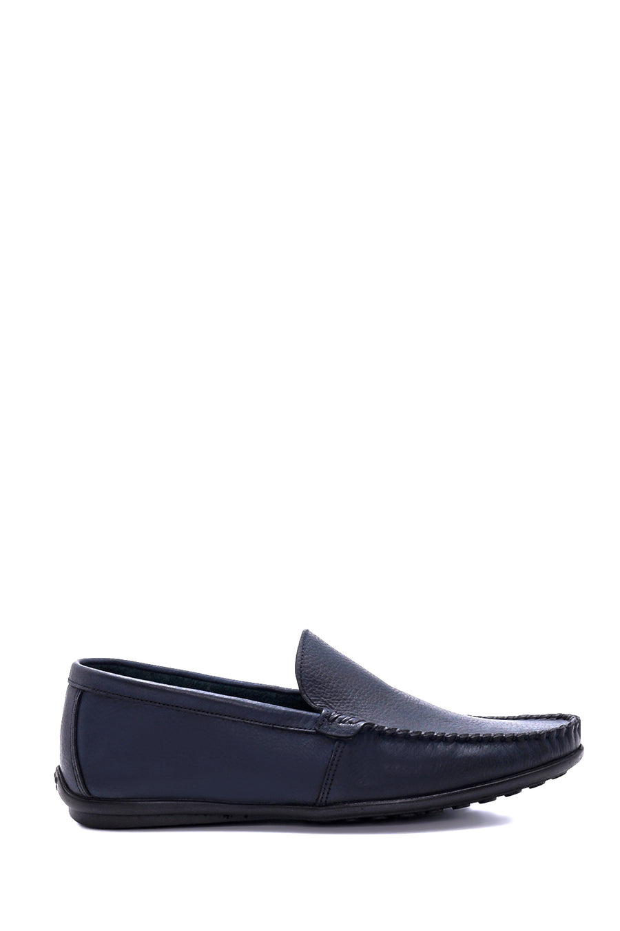 Erkek Lacivert Deri Casual Loafer 22SFD6804FT | Derimod