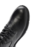Male Black Zip Closure Leather Casual Boots | Derimod