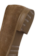 Woman Mink Buckled Suede Masculine Loafer | Derimod