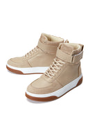 Women's Beige High Top Sneaker | Derimod